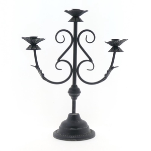 Candleholder 36x43 Ant. Black