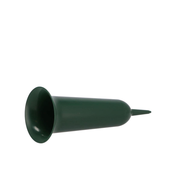 <h4>Floristry Grave Vase 32cm Wide Green</h4>