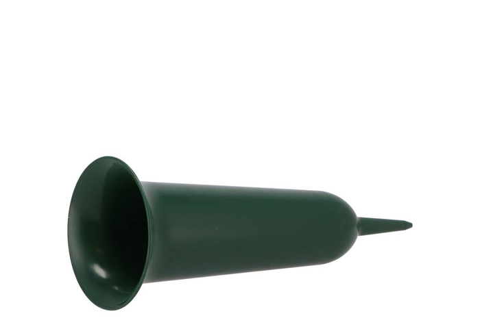 Floristry Grave Vase 32cm Wide Green