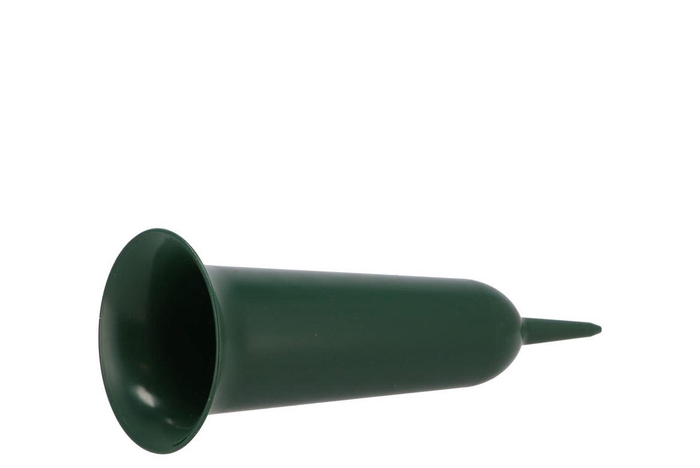 Floristry Grave Vase 32cm Wide Green
