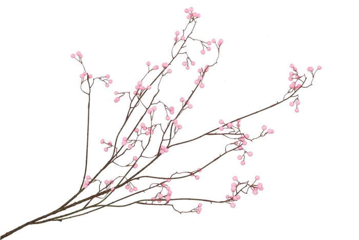 <h4>Silk Berry Branched Pink 135cm</h4>