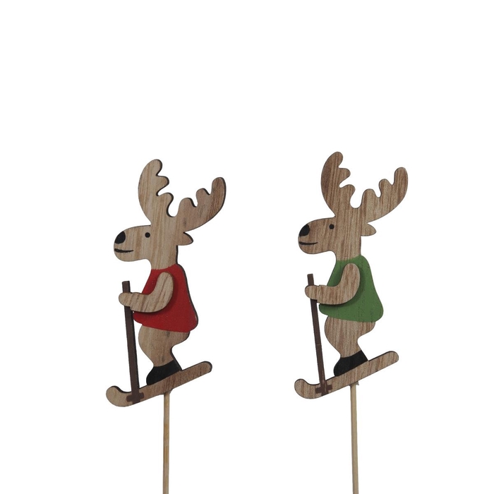 <h4>Christmas sticks 20cm Reindeer 4*8.5cm</h4>