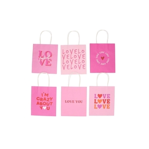 Gift Paperbag Full Of Love Ass Pink 18x8x21cm