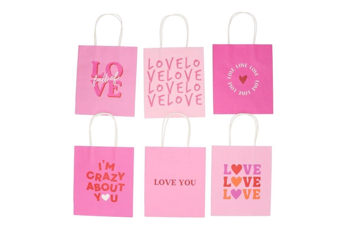 <h4>Gift Paperbag Full Of Love Ass Pink 18x8x21cm</h4>