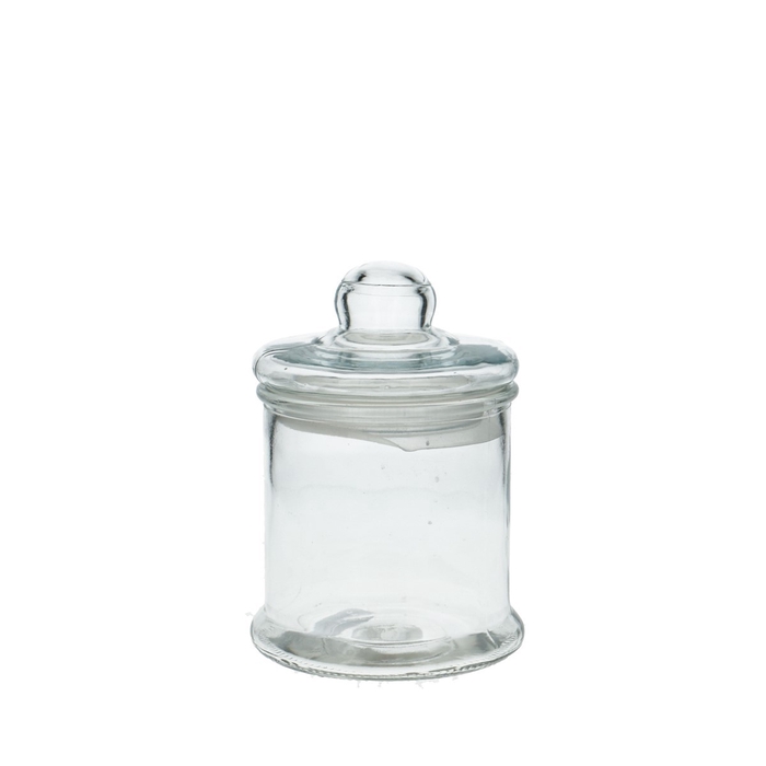 Glas Pot+deksel d12*15cm