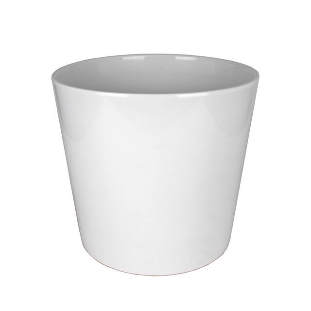 <h4>Pot Dallas Ceramics Ø19xH18cm white shiny</h4>