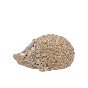 Hedgehog Glaze Sand 16x9x8cm Nm