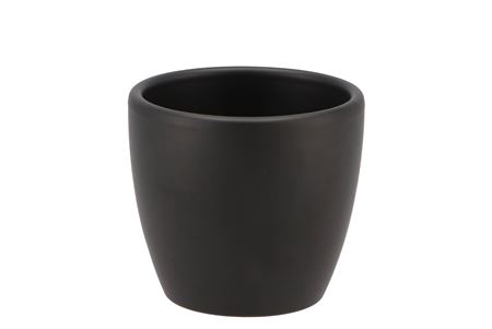 <h4>Ceramic Anthracite Matt Pot 10cm</h4>