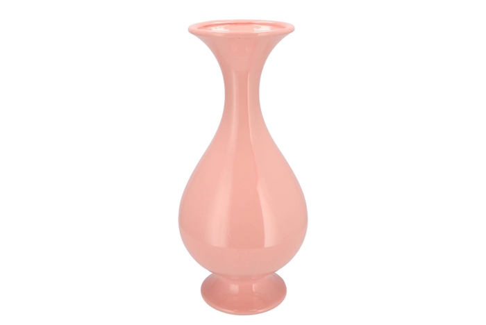 Mia Pink Vase Neck Trumpet 21x21x45cm Nm
