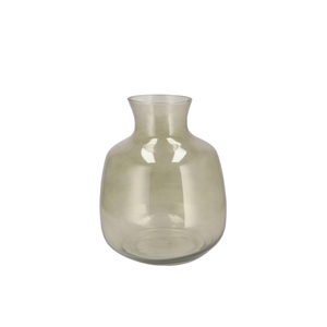 Mira Olive Green Glass Bottle Big 16x16x19cm Nm