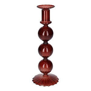 DF02-721060700 - Candle holder Aviance14 d5.5/8xh24.8 brown