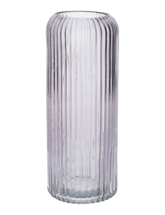 <h4>DF02-664553700 - Vase Nora d6/8.7xh20 soft lilac transparent</h4>