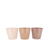 Zinc Natural Brown Mix Bucket Basic Ass 17x16x13cm
