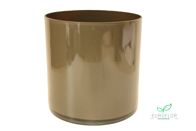 GLAS CYLINDER GREY 15*15