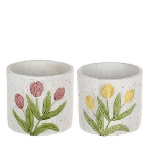 Keramiek Tulp pot d13.5*13cm