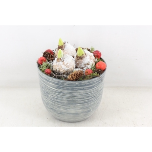 arr4 Hyacint PL - Kunstst. pot ribbel 401/3