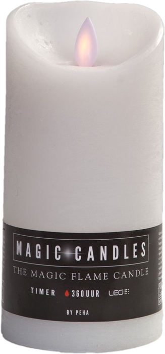 DF12-MB-20101 - Led candle 75x150mm white timer