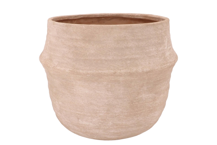 Lisboa Cream Pot Edge 35x35x32cm