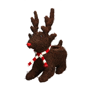 Christmas Reindeer plant.d8/23*30cm