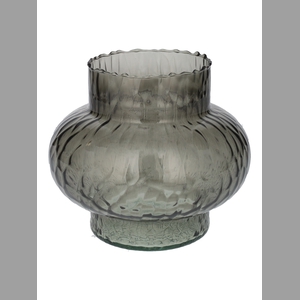 DF02-883913800 - Vase Hammer1 d11.5/19xh16.5 grey Eco