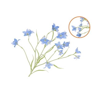 Silk Lucky Clover Blue 99cm