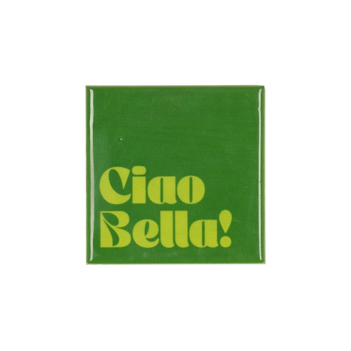 <h4>Tile Ciao Bella! Green 10x10x1cm</h4>