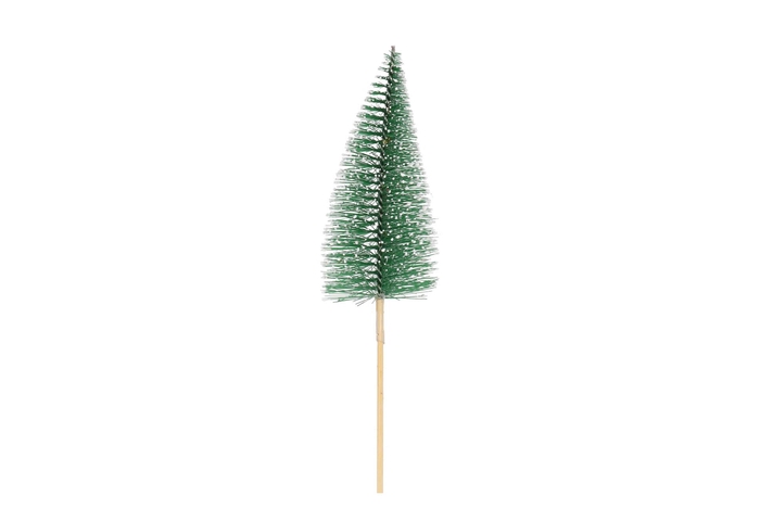 <h4>Pick Shine Christmas Tree Snow Majestic Green 20cm Ass P24</h4>