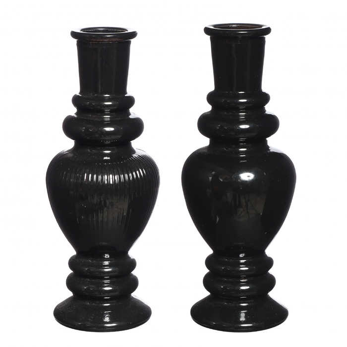 <h4>Glass Candle vase d06*16cm ass.</h4>