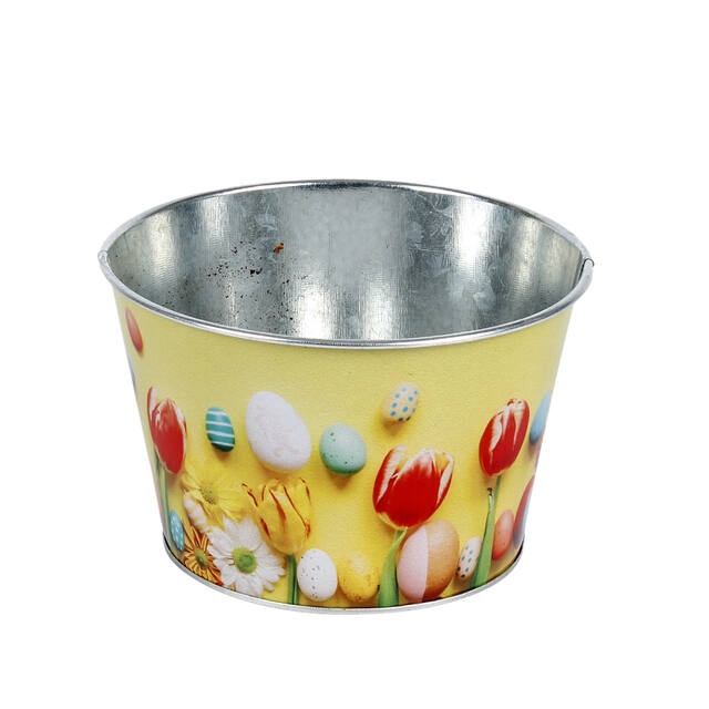 <h4>Bowl Flowering Easter zinc 16xH10.5cm</h4>