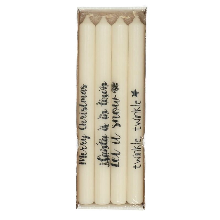 <h4>Candle Dinnercandle Xmas d2.2*25cm</h4>