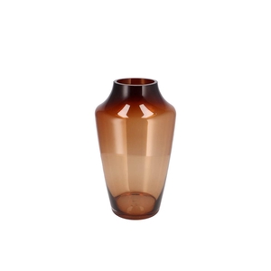 Filou Brown Vase Long 17x25cm