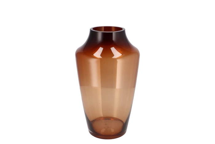 Filou Brown Vase Long 17x25cm