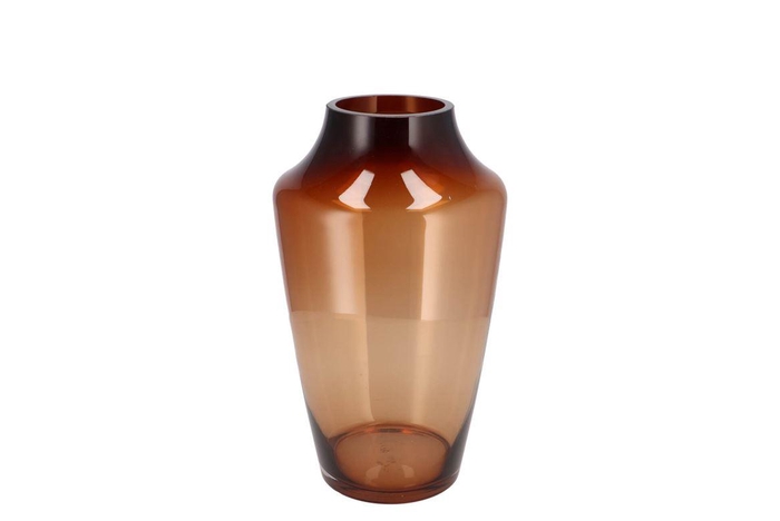 <h4>Filou Brown Vase Long 17x25cm</h4>
