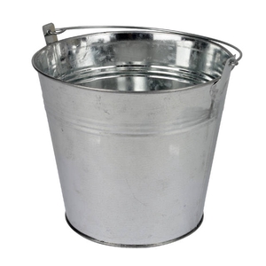 Bucket Sevilla zinc 28xH26cm natural