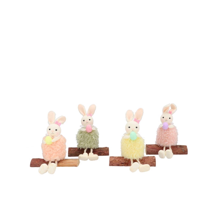 <h4>Easter Fun Dreamy Pastel Mix Bunny Sit Ass 13x5x18cm Nm</h4>