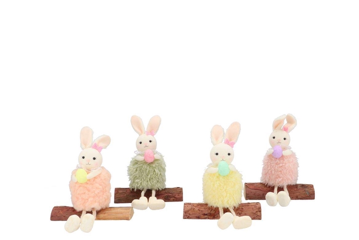 Easter Fun Dreamy Pastel Mix Bunny Sit Ass 13x5x18cm Nm