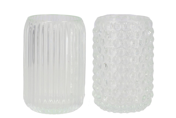 <h4>Roman Clear T-light Bubble Ass 9x13cm</h4>