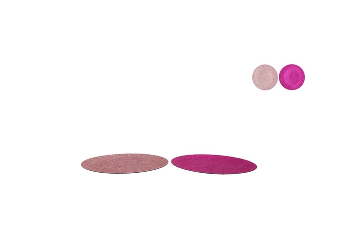 <h4>Melamine Shine Fuchsia/pink Plate Round Ass 18x18x2cm</h4>