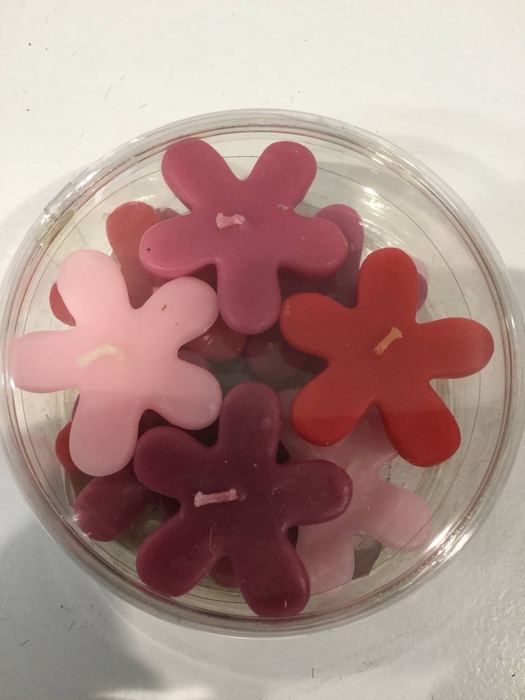 KAARS BLOEM S12 D5 MAUVE+ROZE