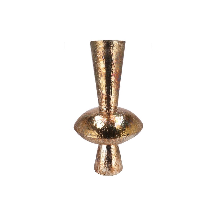 <h4>Noah Majestic Gold Vase Bulb Iron 45x92cm Nm</h4>