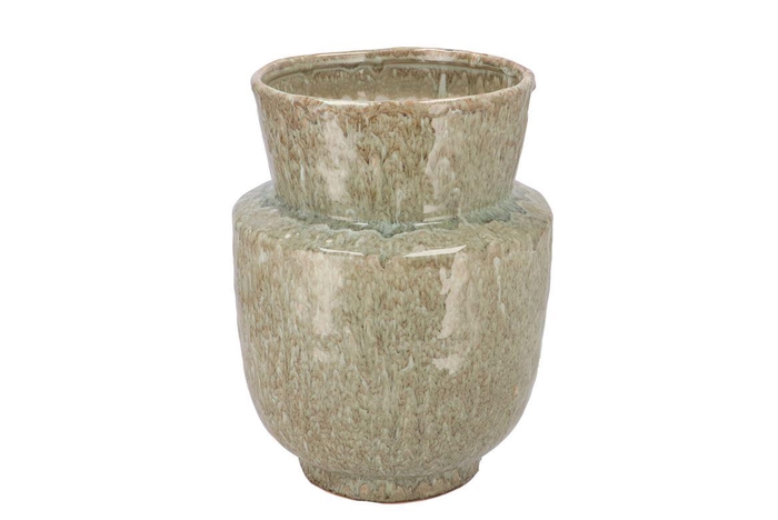 Iron Stone Sand Vase 24x24x31cm