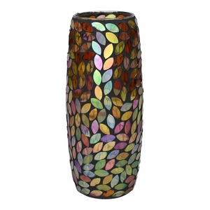 DF02-740037700 - Vase Solira d7.8/10.2xh24 multi/black