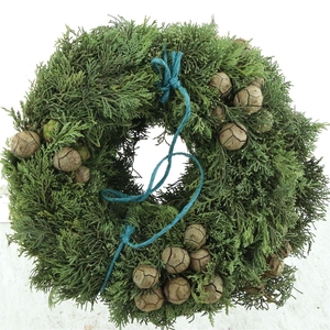 Wreath Cypresse With Nuts X5