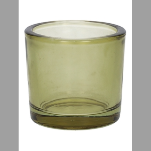 DF02-440172700 - Candle holder Espen1 d6.5xh6 l.green transparent