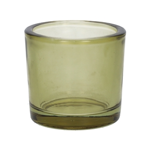 DF02-440172700 - Candle holder Espen1 d6.5xh6 l.green transparent