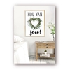 Love Labels Card 08*6cm x12 Hou van