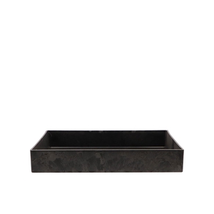 Melamine Grey Bowl Square 23x23x4cm