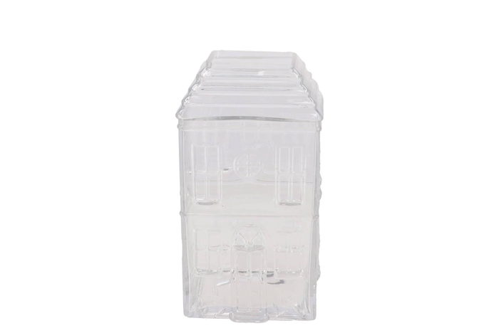 Mille Clear Vase House 14x11x25cm