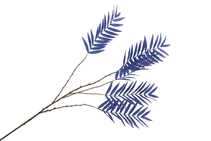 <h4>Silk Palm Leaf Blue 125cm</h4>