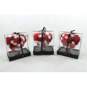 15CM HART BODREAUX/ROOD/WIT